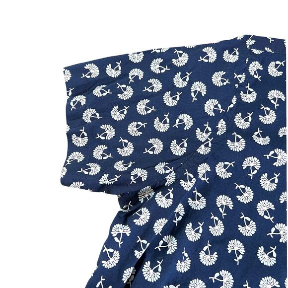 UNTUCKit Mens Classic Cotton Pinon Shirt Fan Flower Print‎ Size Extra Large - Picture 3 of 7